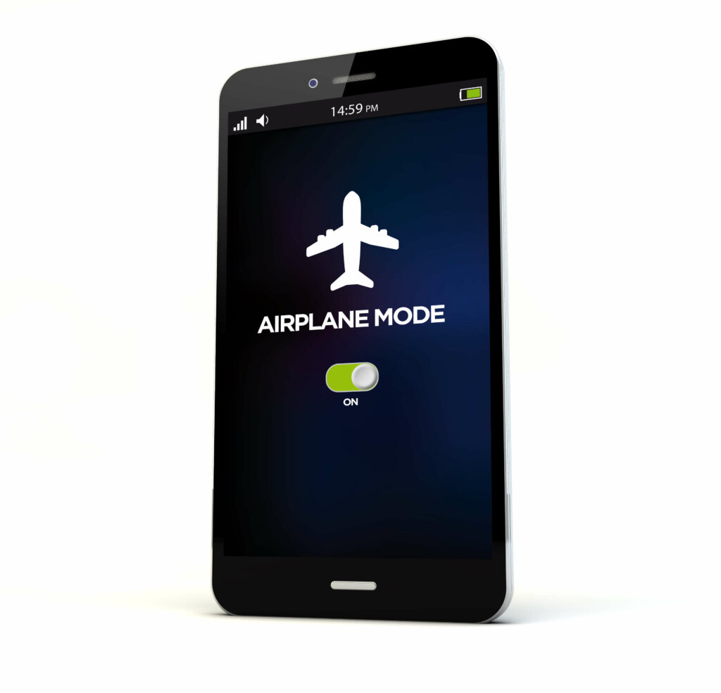 airplane mode on iPhone