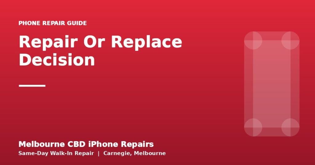 Repair Or Replace Decision — Melbourne CBD iPhone Repairs