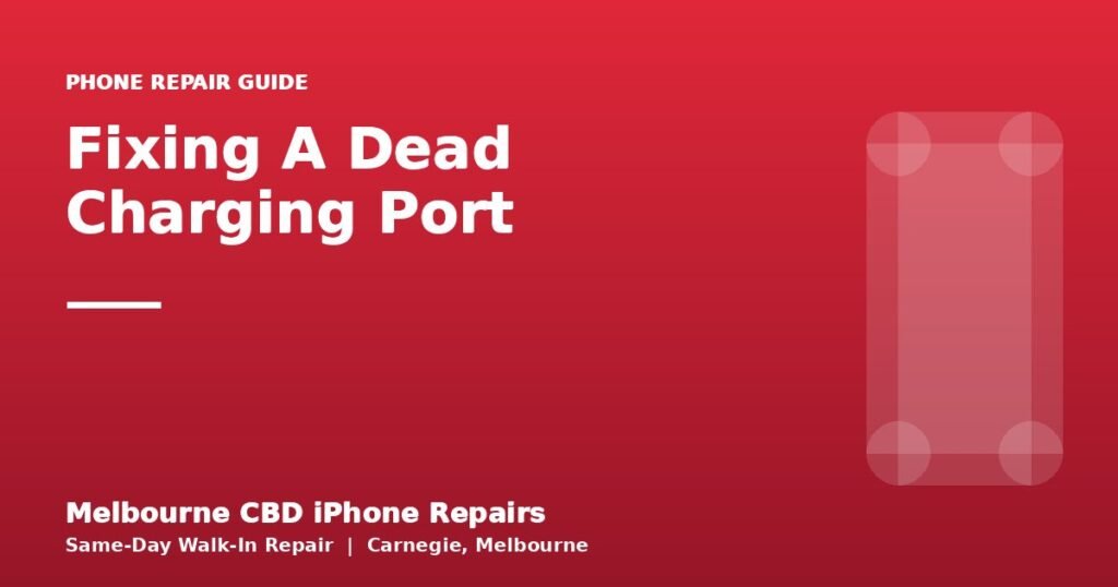 Fixing A Dead Charging Port — Melbourne CBD iPhone Repairs